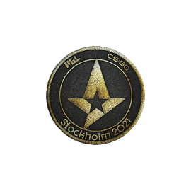 Patch | Astralis (Gold) | Stockholm 2021