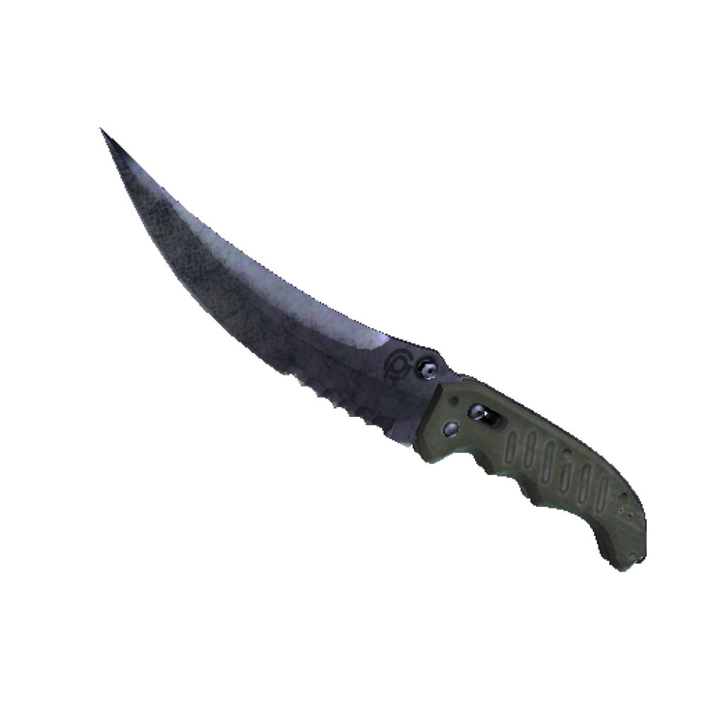 StatTrak™ Flip Knife | Blue Steel (Field-Tested)