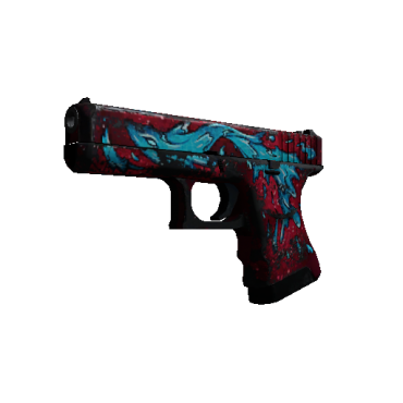 StatTrak™ Glock-18 | Water Elemental (Battle Scarred)