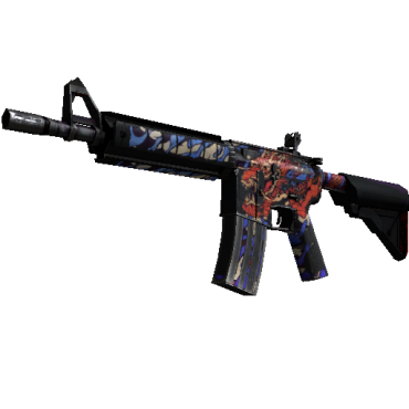 StatTrak™ M4A4 | 龍王 (Dragon King) (Battle-Scarred)