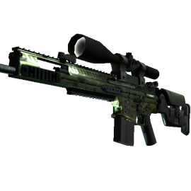 SCAR-20 | Green Marine (Well-Worn)