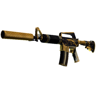 M4A1-S | Golden Coil (Well-Worn)