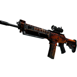 StatTrak™ SG 553 | Tiger Moth (Battle-Scarred)