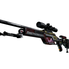 StatTrak™ SSG 08 | Bloodshot (Battle-Scarred)