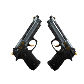 StatTrak™ Dual Berettas | Fans (Minimal Wear)