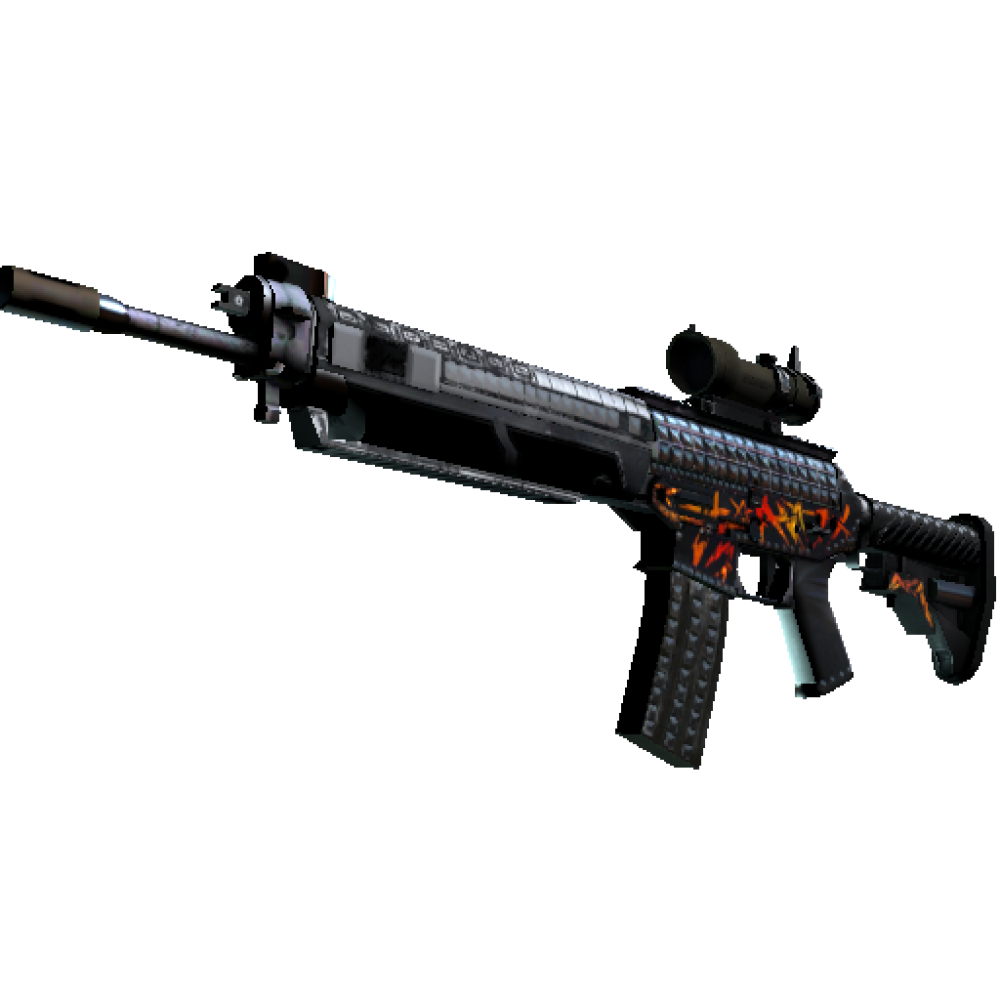 StatTrak™ SG 553 | Heavy Metal (Minimal Wear)