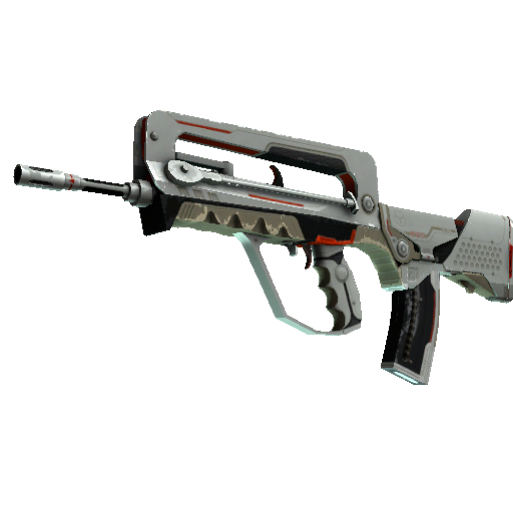 StatTrak™ FAMAS | Mecha Industries (Well-Worn)