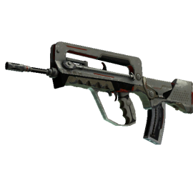 Stattrak ™ Famas | Mecha Industries (Battle-Scarred)