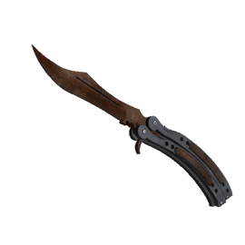 Butterfly Knife | Rust Coat (Battle Scarred)