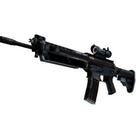 SG 553 | Phantom (Battle-Scarred)