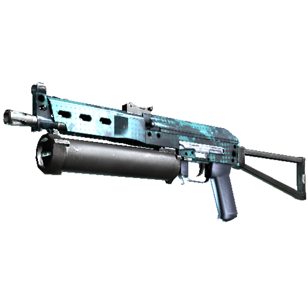 StatTrak™ PP-Bizon | Cobalt Halftone (Minimal Wear)