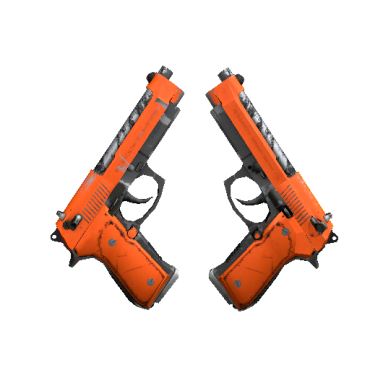 Dual Berettas | Demolition (Well-Worn)