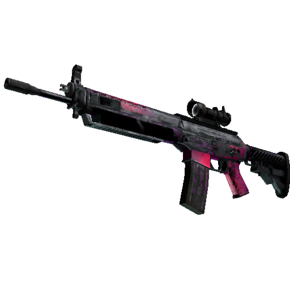 SG 553 | Pulse (Battle-Scarred)