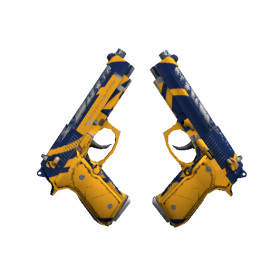 StatTrak™ Dual Berettas | Marina (Field-Tested)