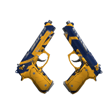 StatTrak™ Dual Berettas | Marina (Field-Tested)